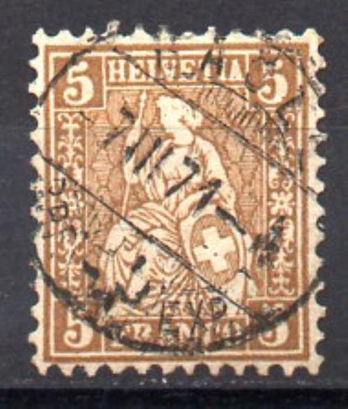 Suiza Año 1862 Nº 35a (o)